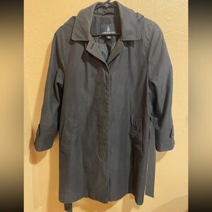 London Fog Vintage Trench Rain Coat Women's Small Petite